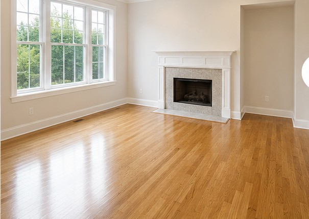 Living room virtual staging — before